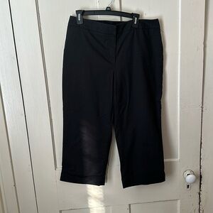 Apostrophe Black Capri Size 14